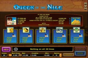 Queen of The Nile SLOTXO joker123 โปรโมชั่น Joker