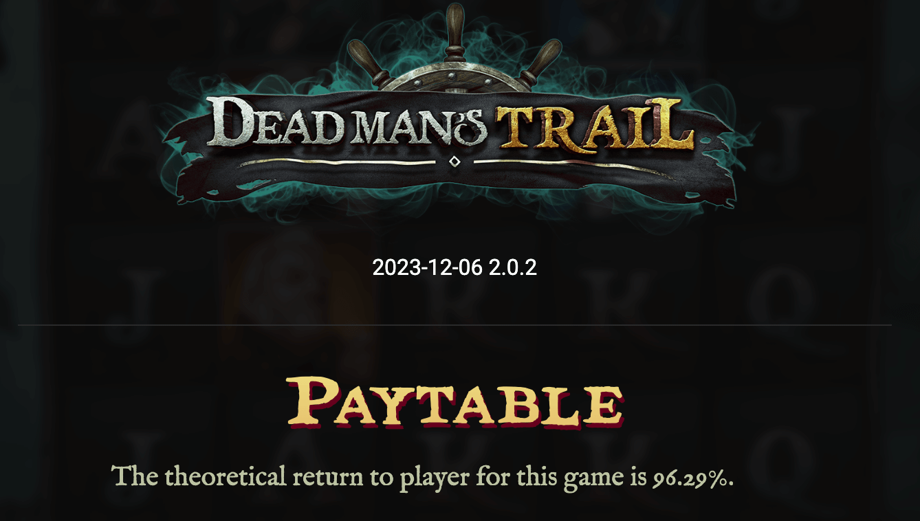 Dead Man's Trail Relaxgaming www Joker388 net