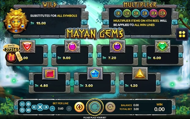 Mayan Gems SLOTXO joker123 โปรโมชั่น Joker