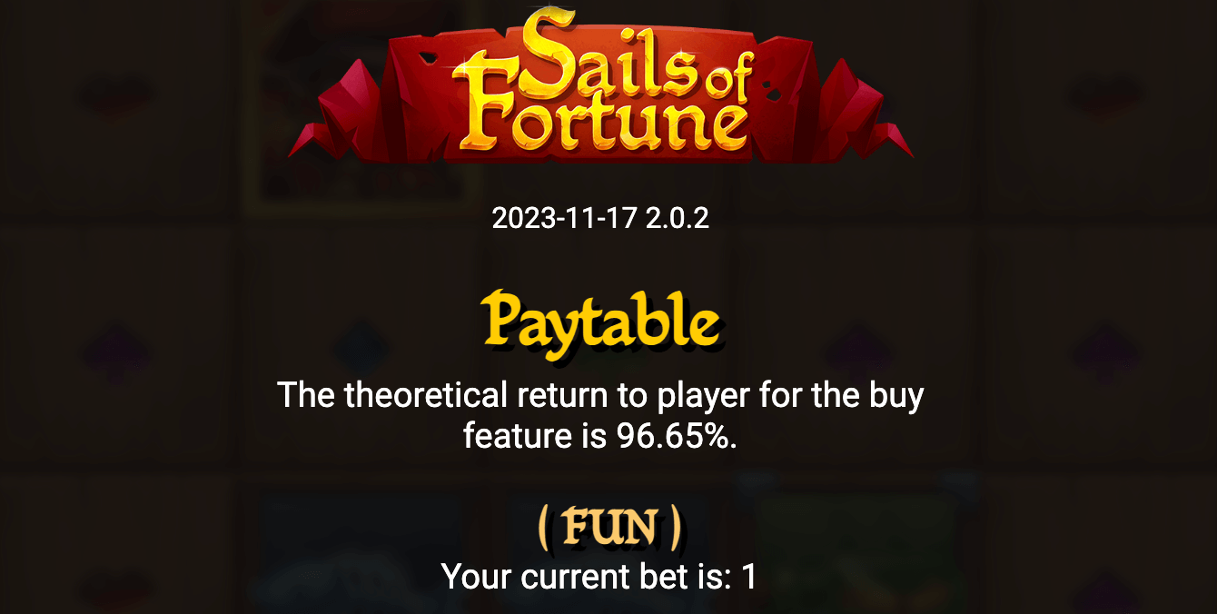 Sails of Fortune Relaxgaming wwwJoker123c net