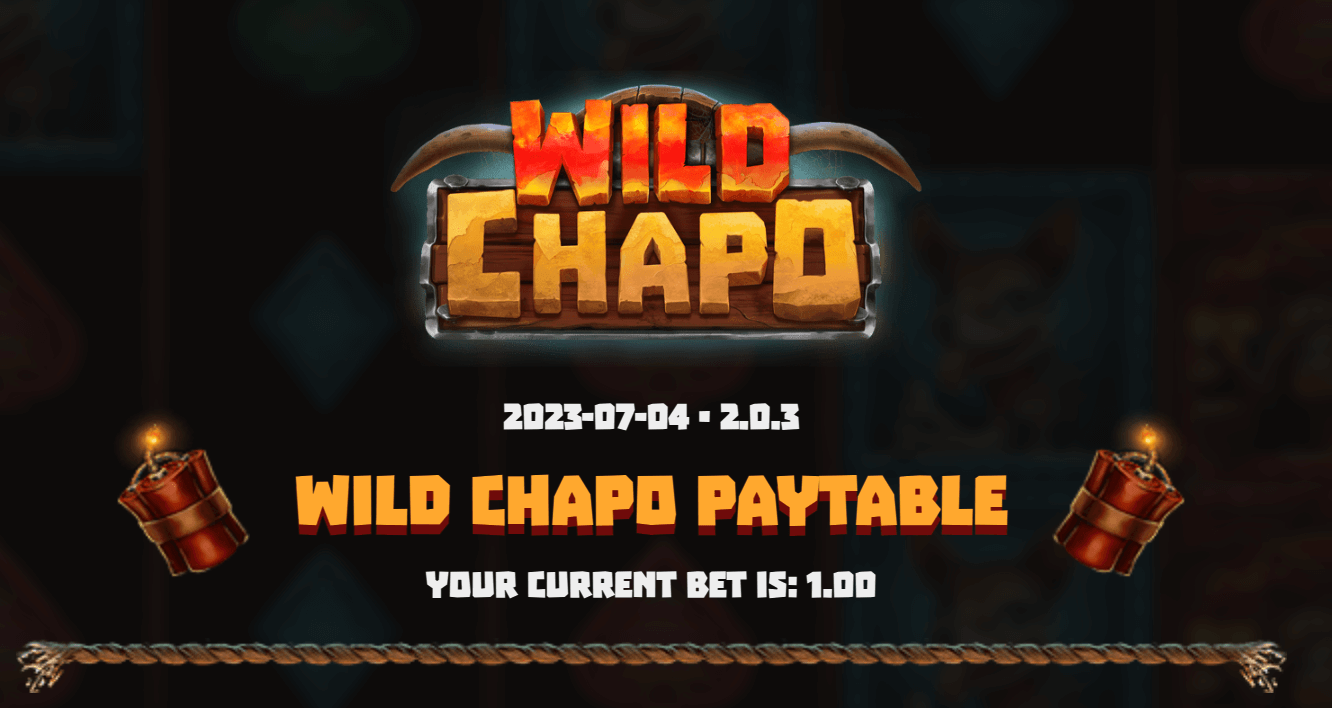 Wild Chapo Relaxgaming Joker slot