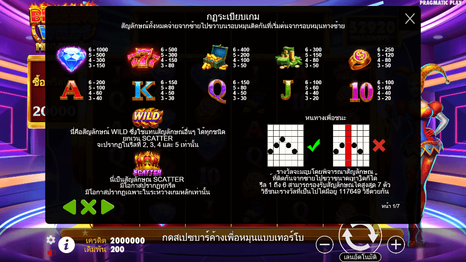 Blazing Wilds Megaways Pramatic Pramatic Play joker123 ฝาก ถอน Joker