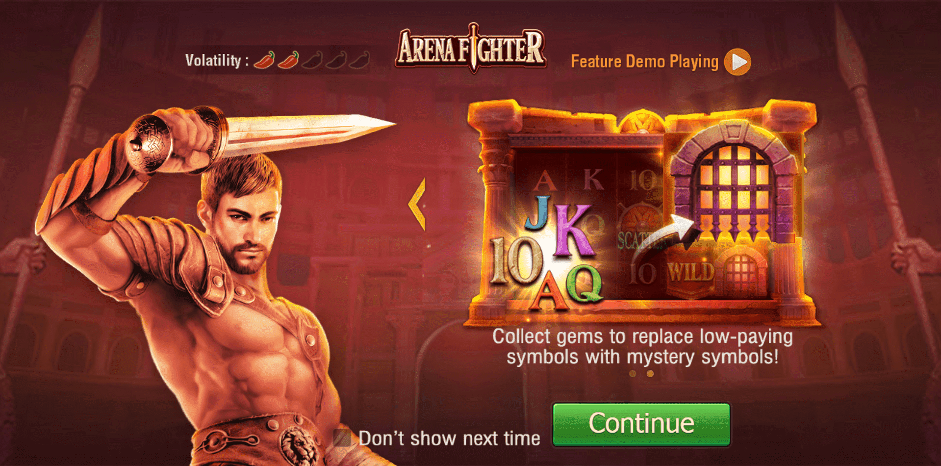 Arena Fighter สล็อตค่าย Jili Slot