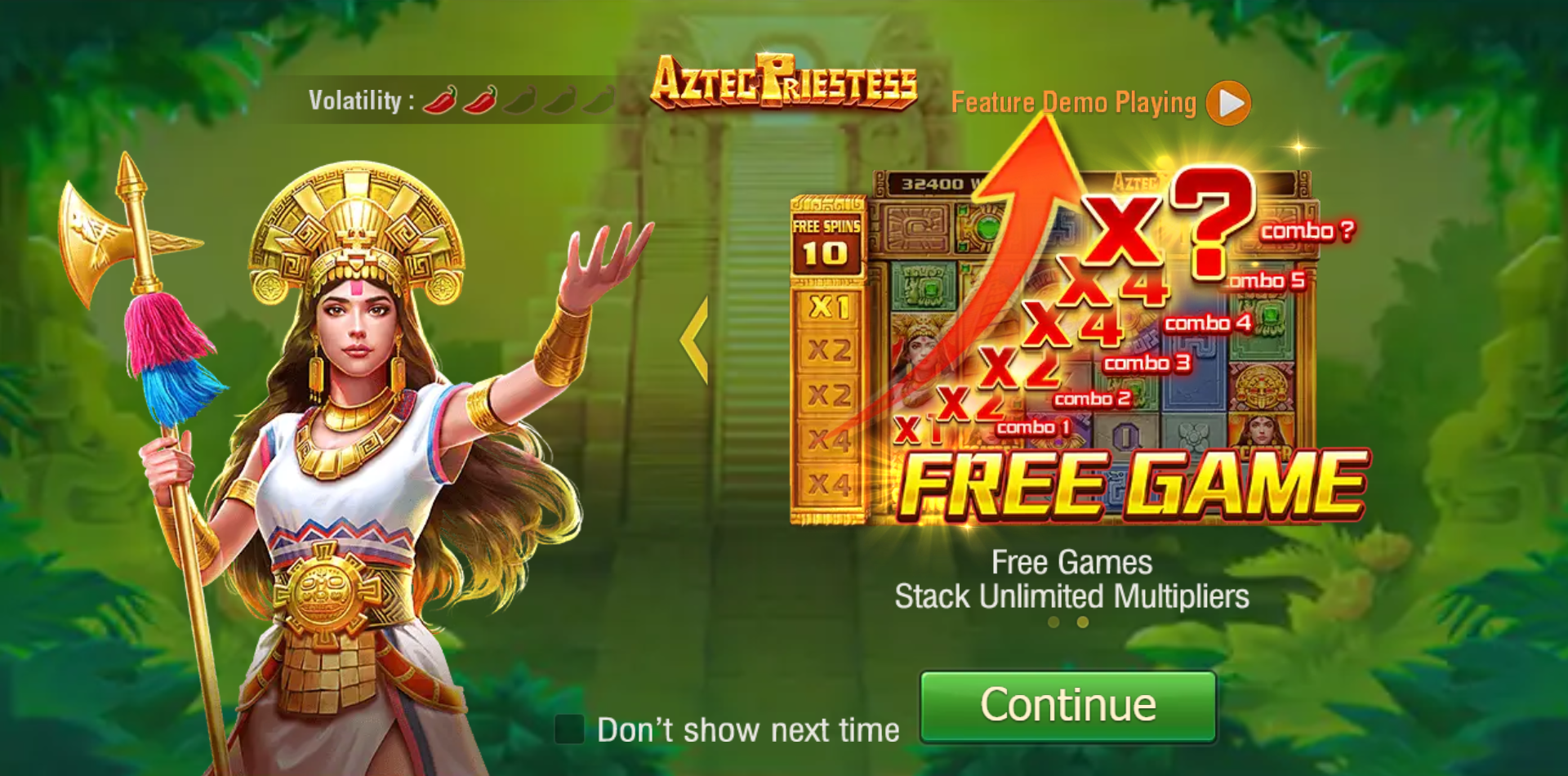 Aztec Priestess สล็อต Jili Slot เว็บตรง