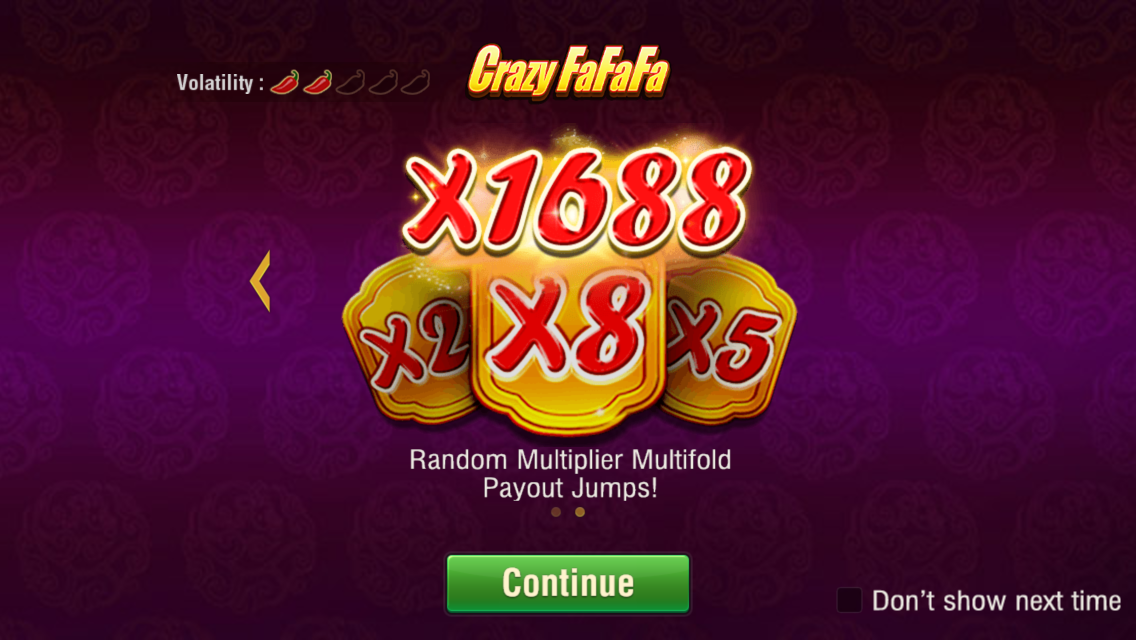 Crazy FaFaFa สล็อตค่าย Jili Slot