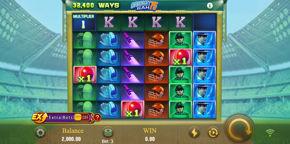 Cricket Sah 75 สล็อตค่าย Jili Slot