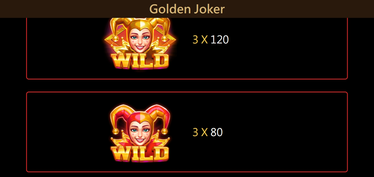 GOLDEN JOKER สล็อตค่าย Jili Slot