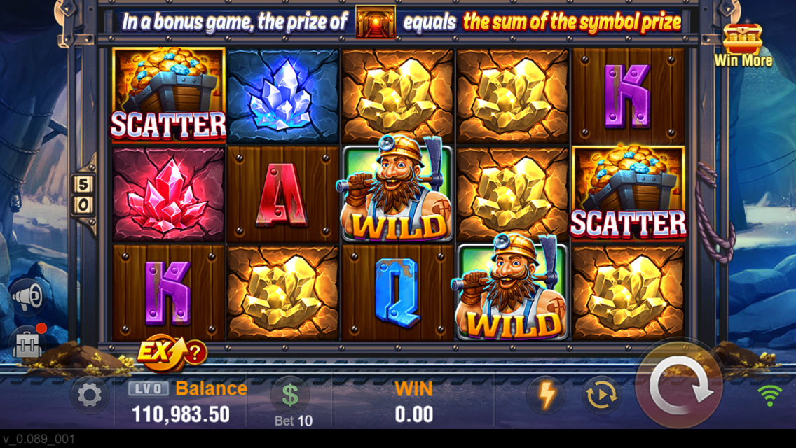 Gold Rush สล็อตค่าย Jili Slot