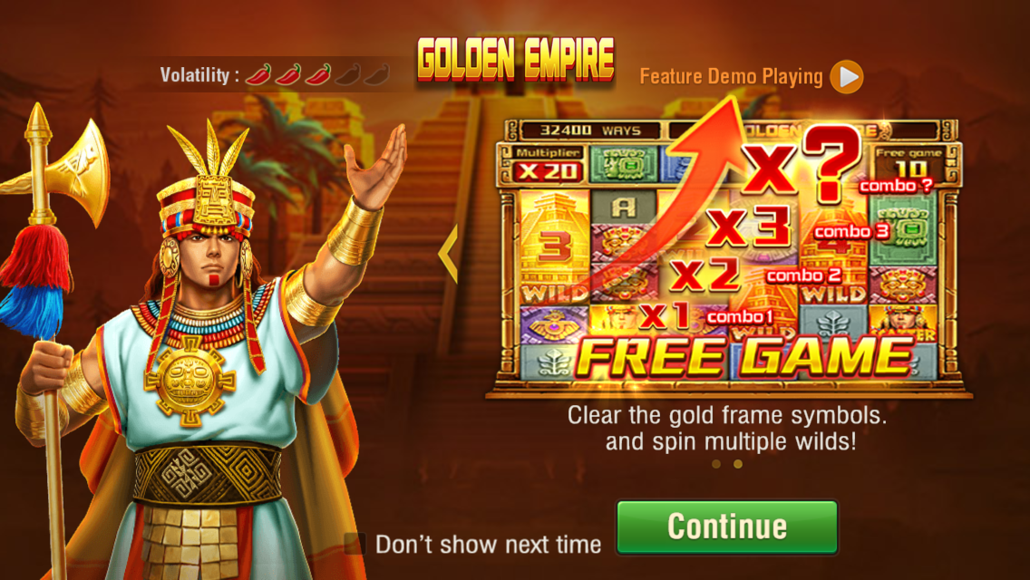 Golden Empire สล็อตค่าย Jili Slot