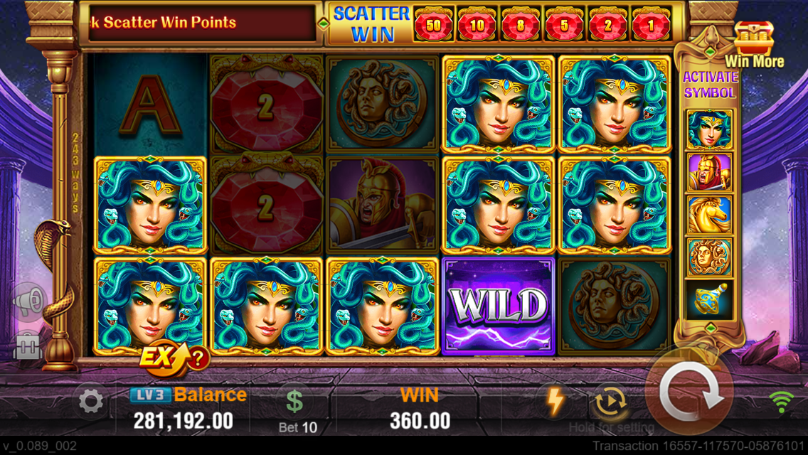 MEDUSA สล็อตค่าย Jili Slot