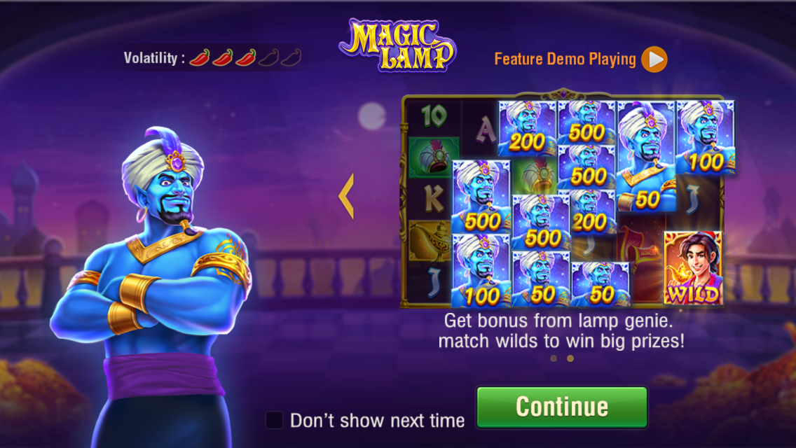 Magic Lamp สล็อตค่าย Jili Slot Gaming