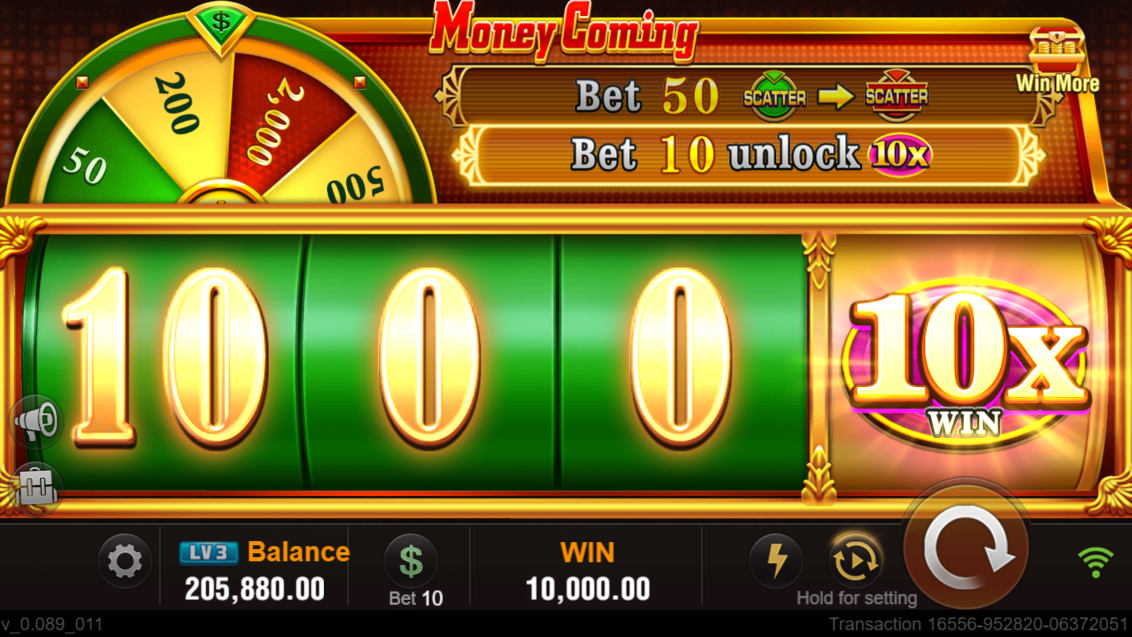 Money Coming สล็อตค่าย Jili Slot