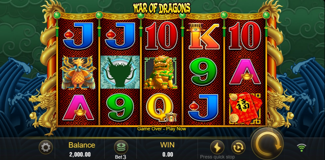 War Of Dragons สล็อต Jili Slot เว็บตรง