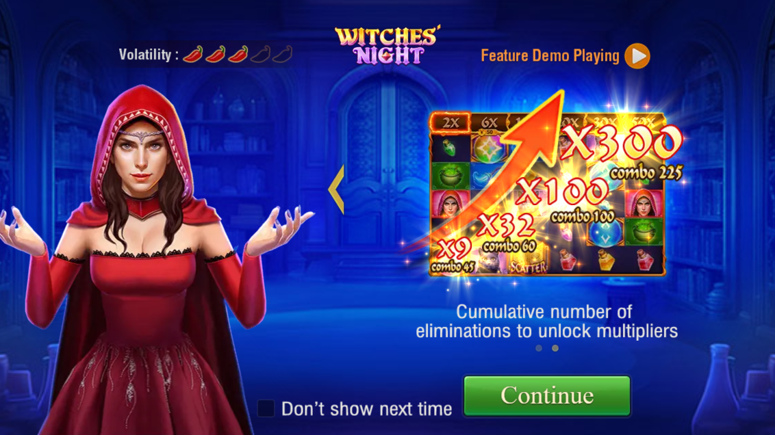 Witches Night สล็อต Jili Slot เว็บตรง