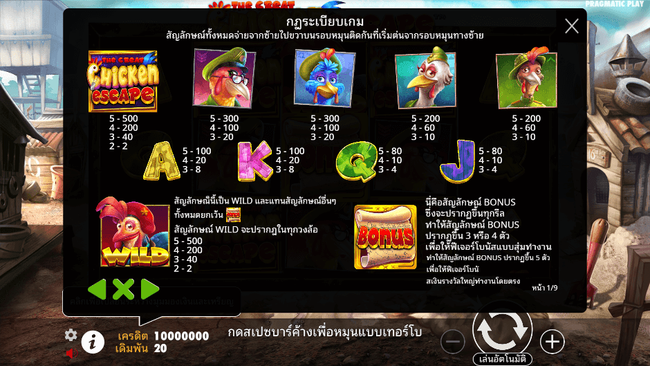 The Great Chicken Escape Pramatic Play joker123 โปรโมชั่น Joker