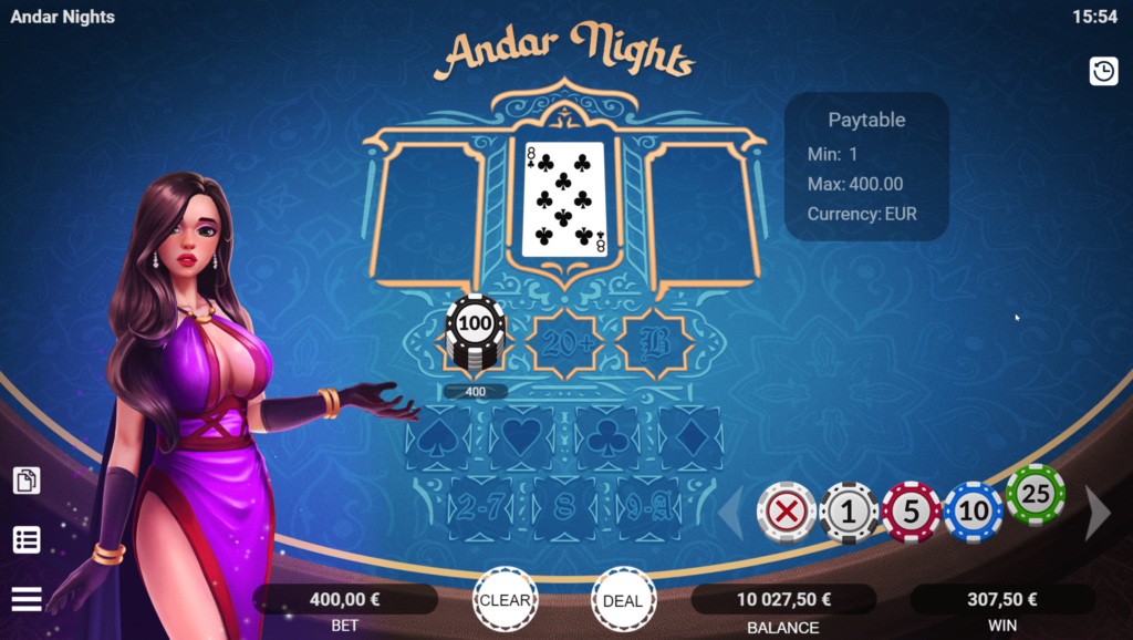 Andar Nights สล็อต Evoplay Joker123 slot