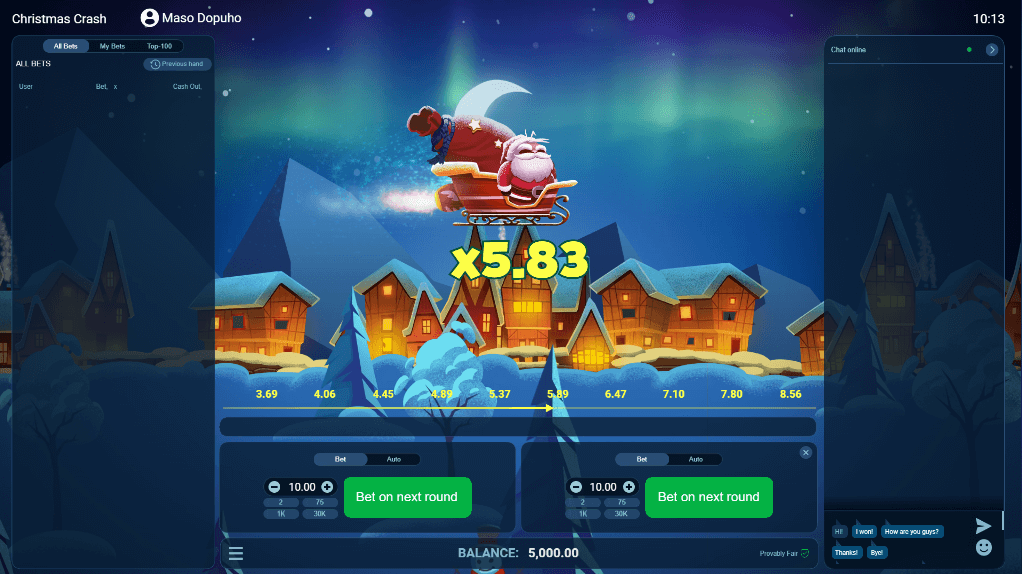 Christmas Crash ค่ายเกม Evoplay สล็อต Joker123