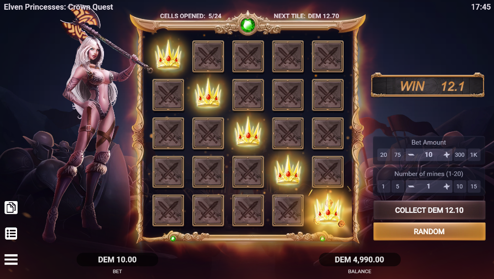 Elven Princesses Crown Quest Evoplay สล็อตแตกง่าย Joker slot