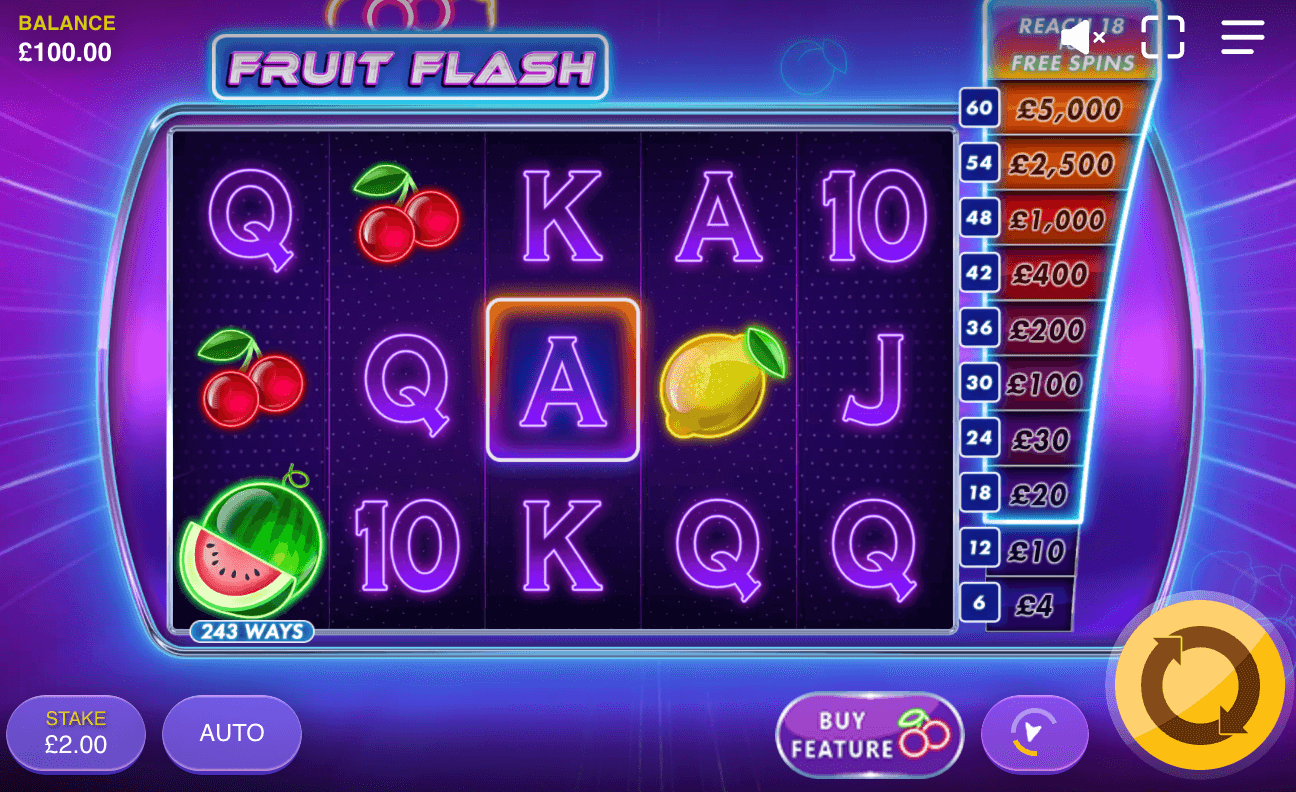 Fruit Flash Red Tiger 123Joker game