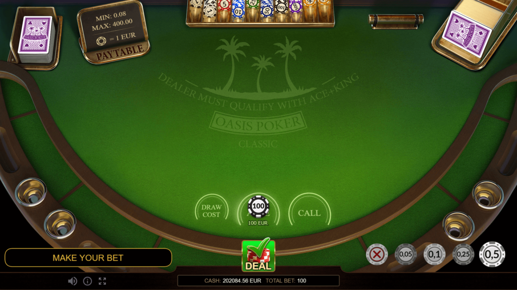 Oasis Poker Classic Evoplay สล็อตแตกง่าย Joker slot