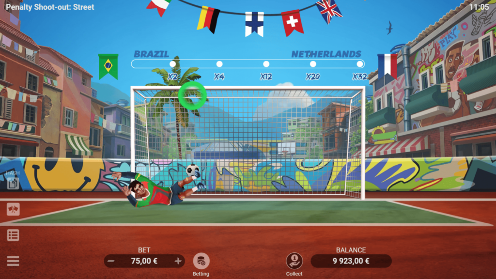 Penalty Shoot-out Street Evoplay slot สล็อตโจ๊กเกอร์