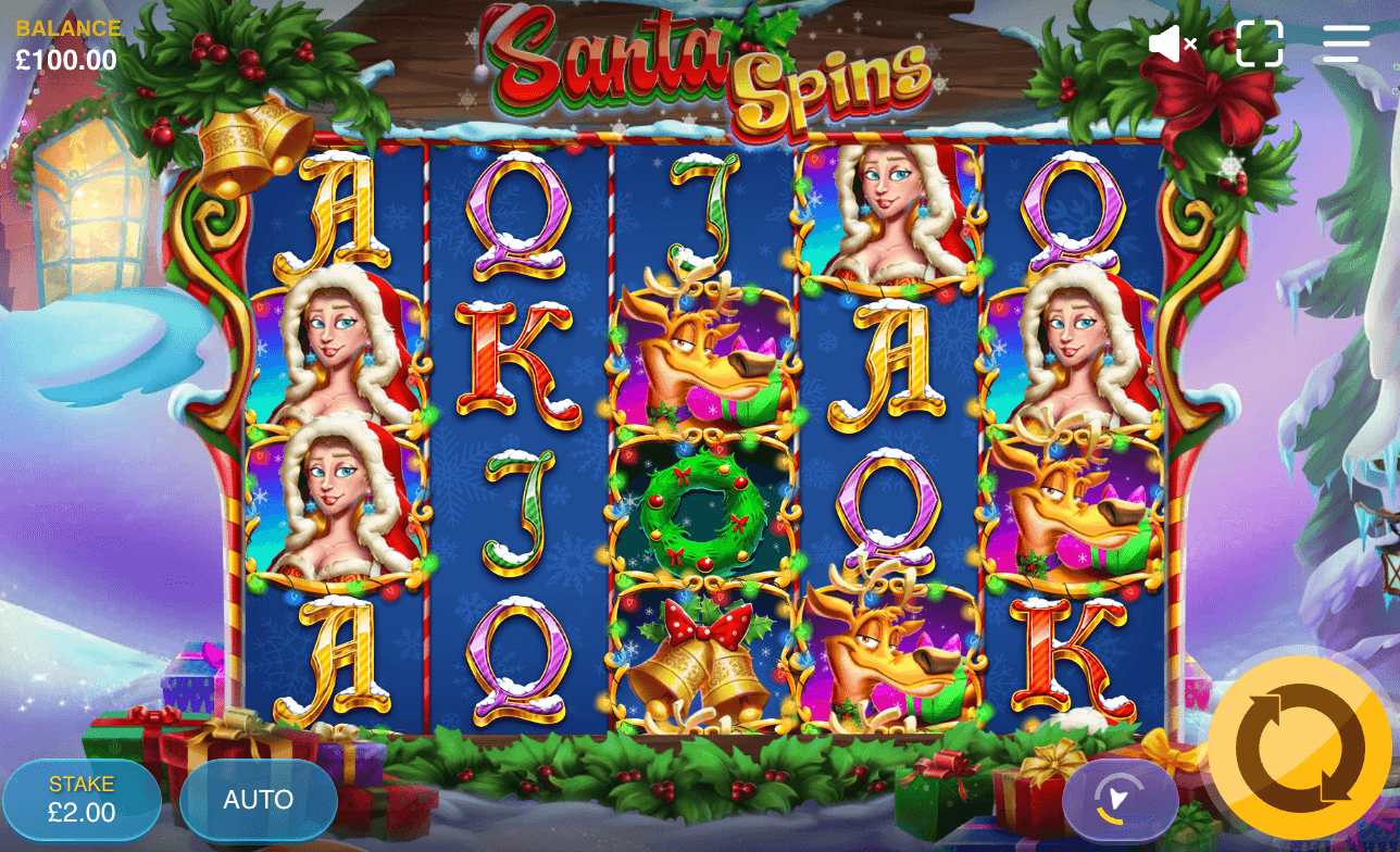 Santa Spins Red Tiger สล็อตโจ๊กเกอร์ 123