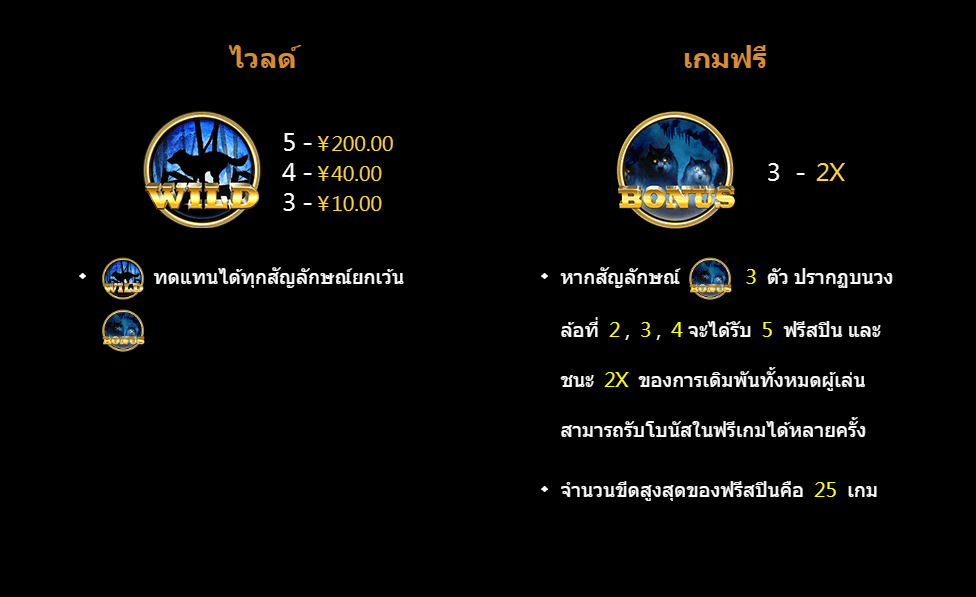 Wolf Moon สล็อต CQ9 SLOT Joker123 slot