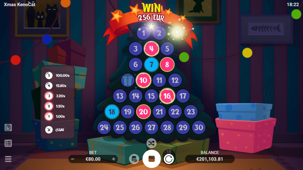 Xmas KenoCat Evoplay slot สล็อตโจ๊กเกอร์