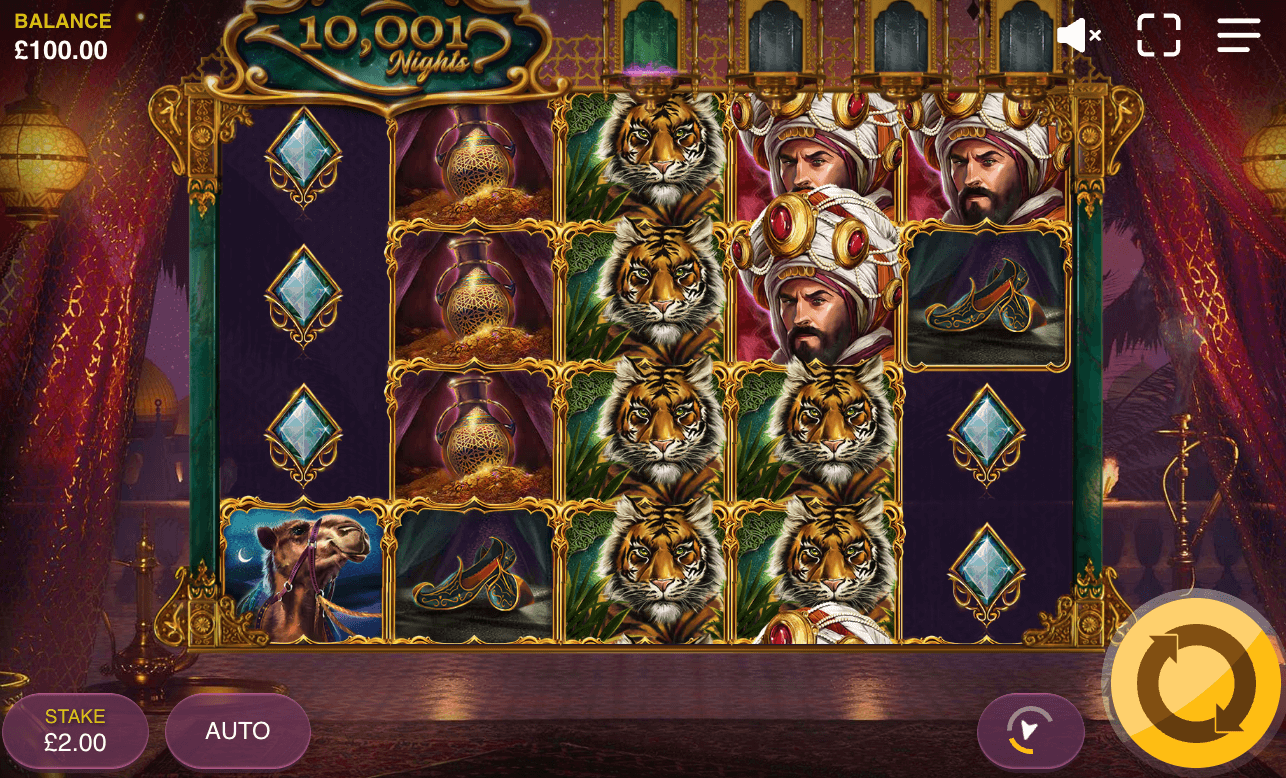 10001 Nights Red Tiger Joker123 slot