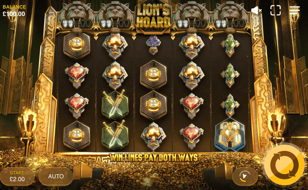 Lion's Hoard Red Tiger Joker slot