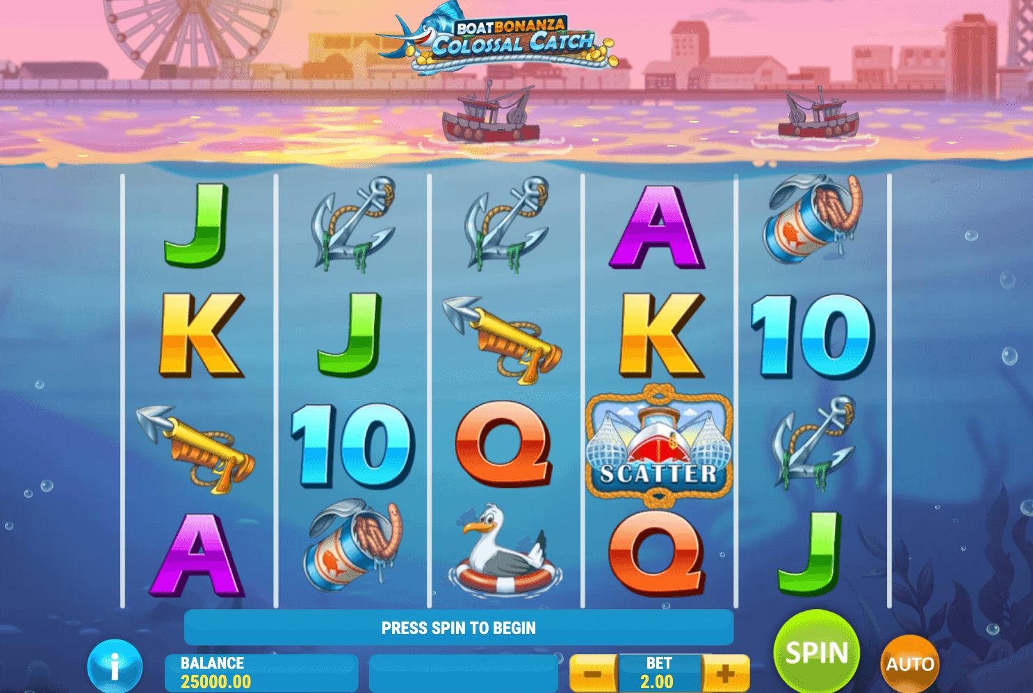 BOAT BONANZA COLOSSAL CATCH Play'n Go slotJoker123