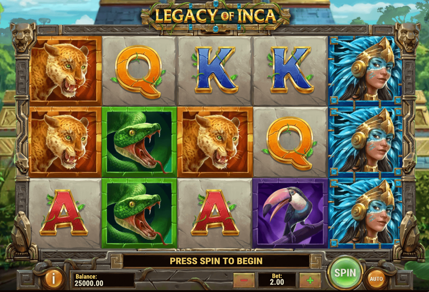 LEGACY OF INCA Play'n Go slotJoker123