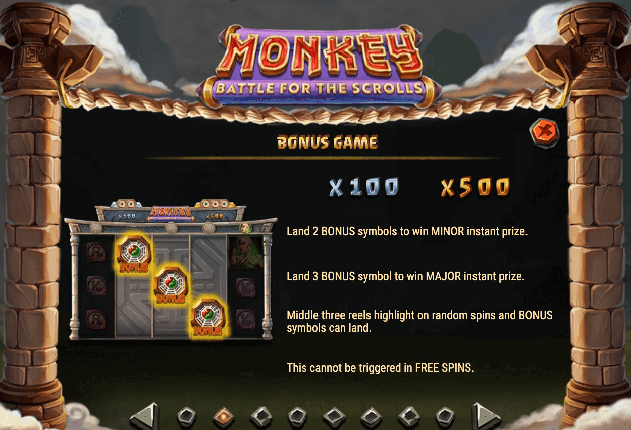 MONKEY BATTLE FOR THE SCROLLS Play'n Go Joker slot