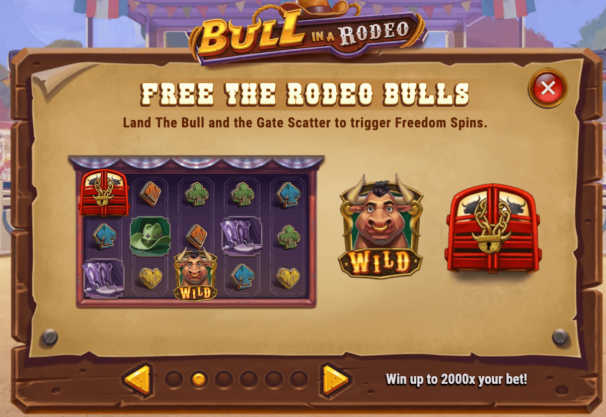 BULL IN A RODEO Play'n Go Joker1234th