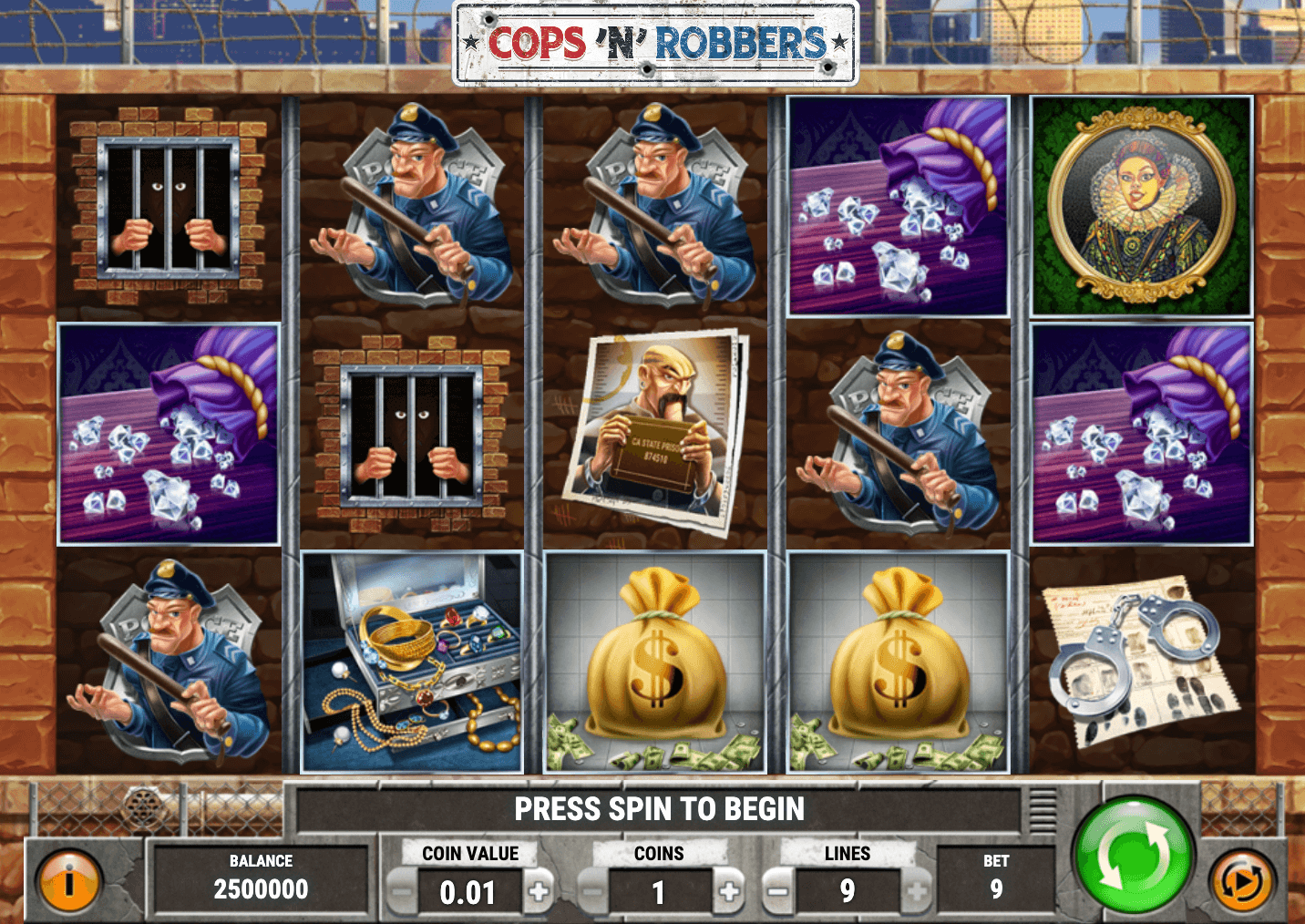 COPS ’N’ ROBBERS Play'n Go Joker123 gaming