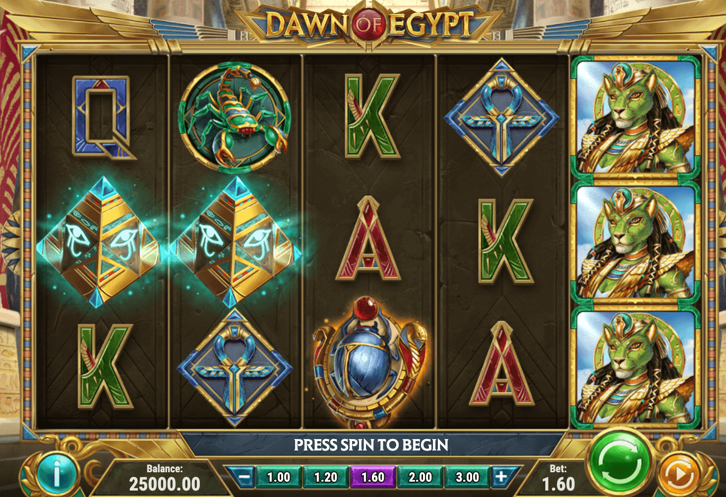 DAWN OF EGYPT Play'n Go Jokerapp678 c net