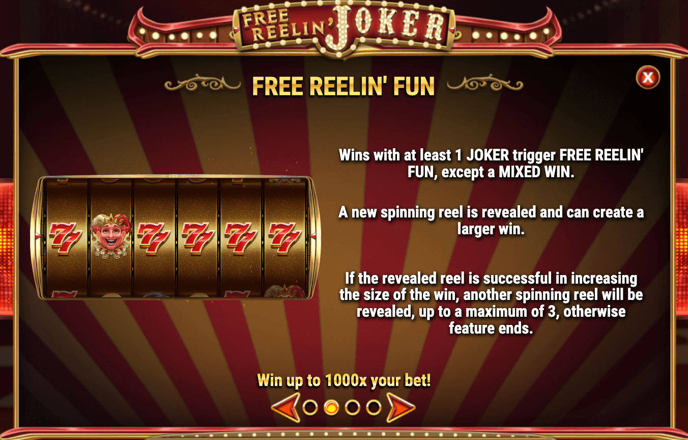 FREE REELIN JOKER Play'n Go Joker123 เว็บตรง