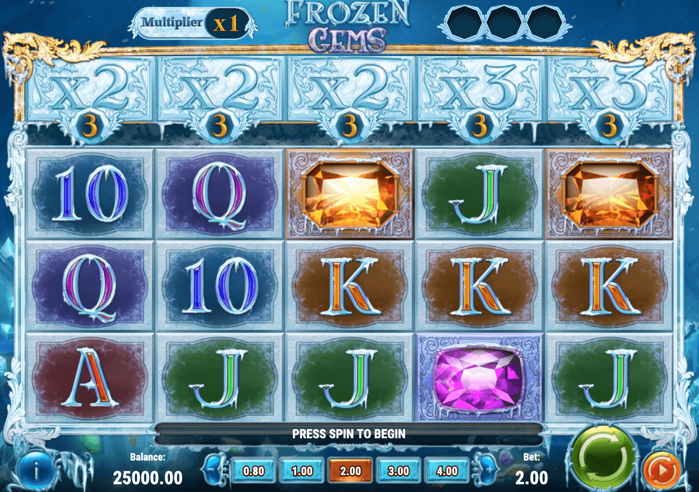 FROZEN GEMS Play'n Go Joker123plus