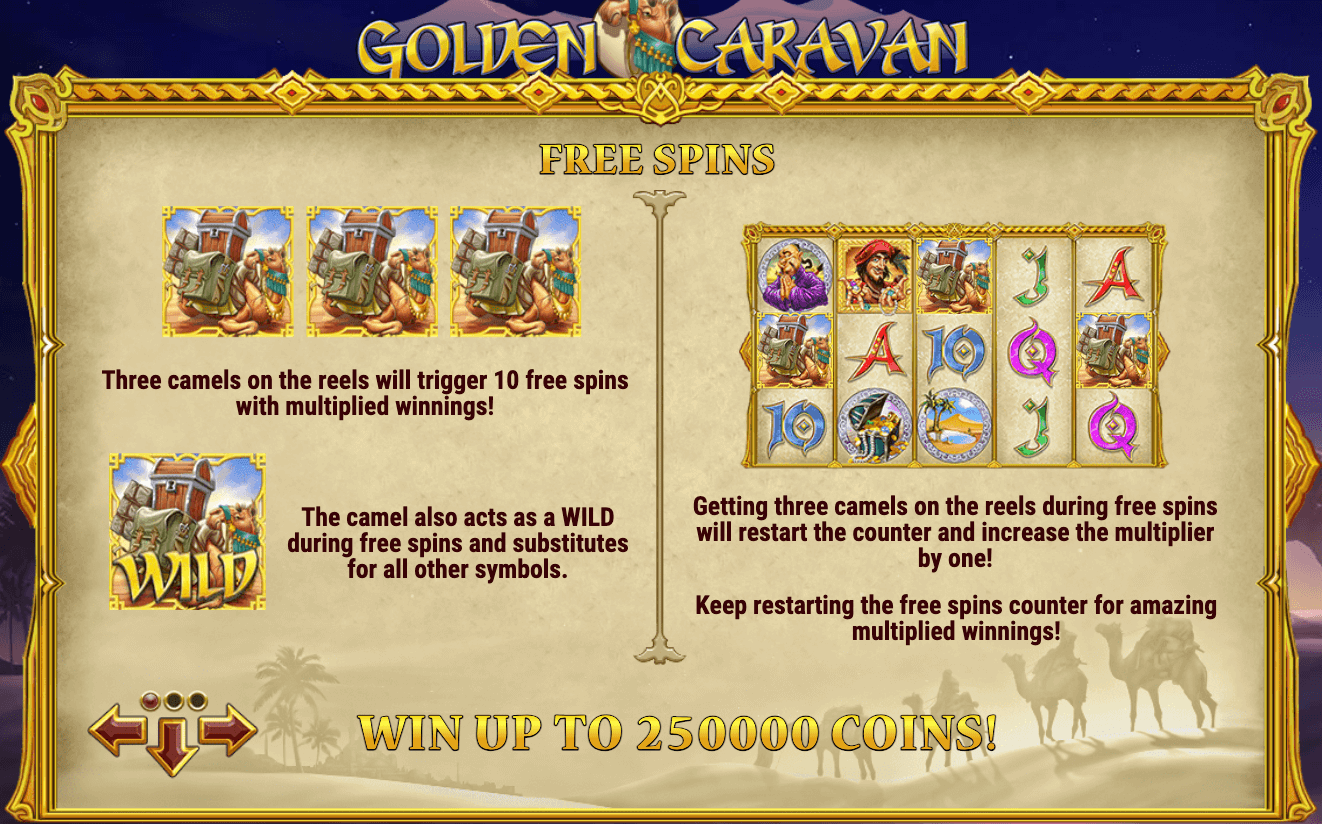 GOLDEN CARAVAN Play'n Go 123Joker game