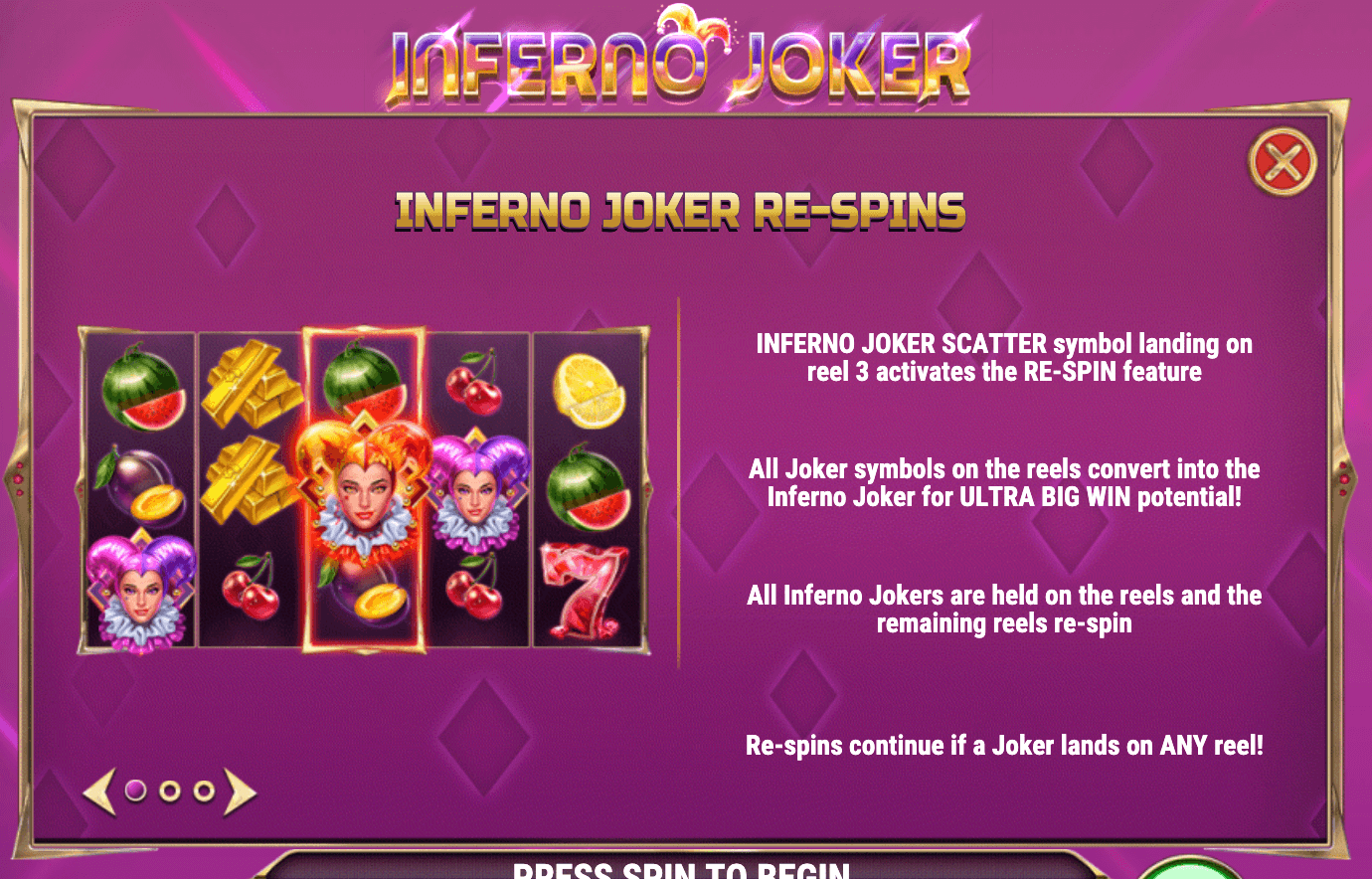 INFERNO JOKER Play'n Go Joker gaming