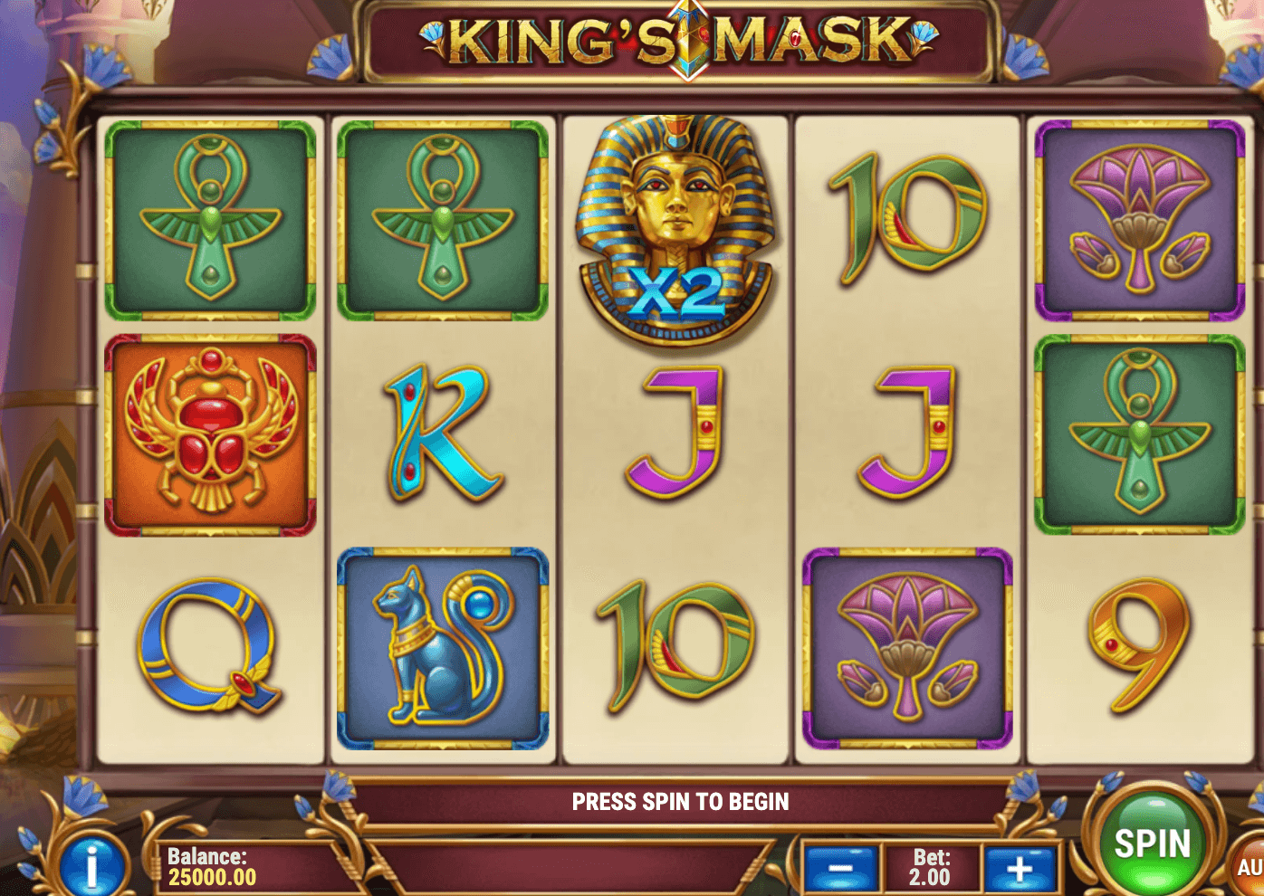 KING'S MASK Play'n Go Joker gaming