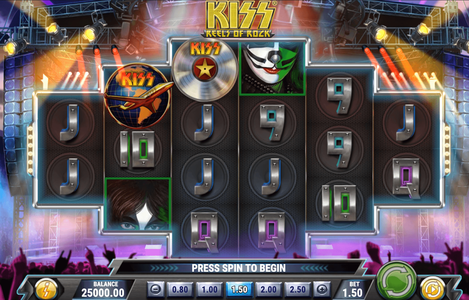 KISS REELS OF ROCK Play'n Go Joker123 gaming