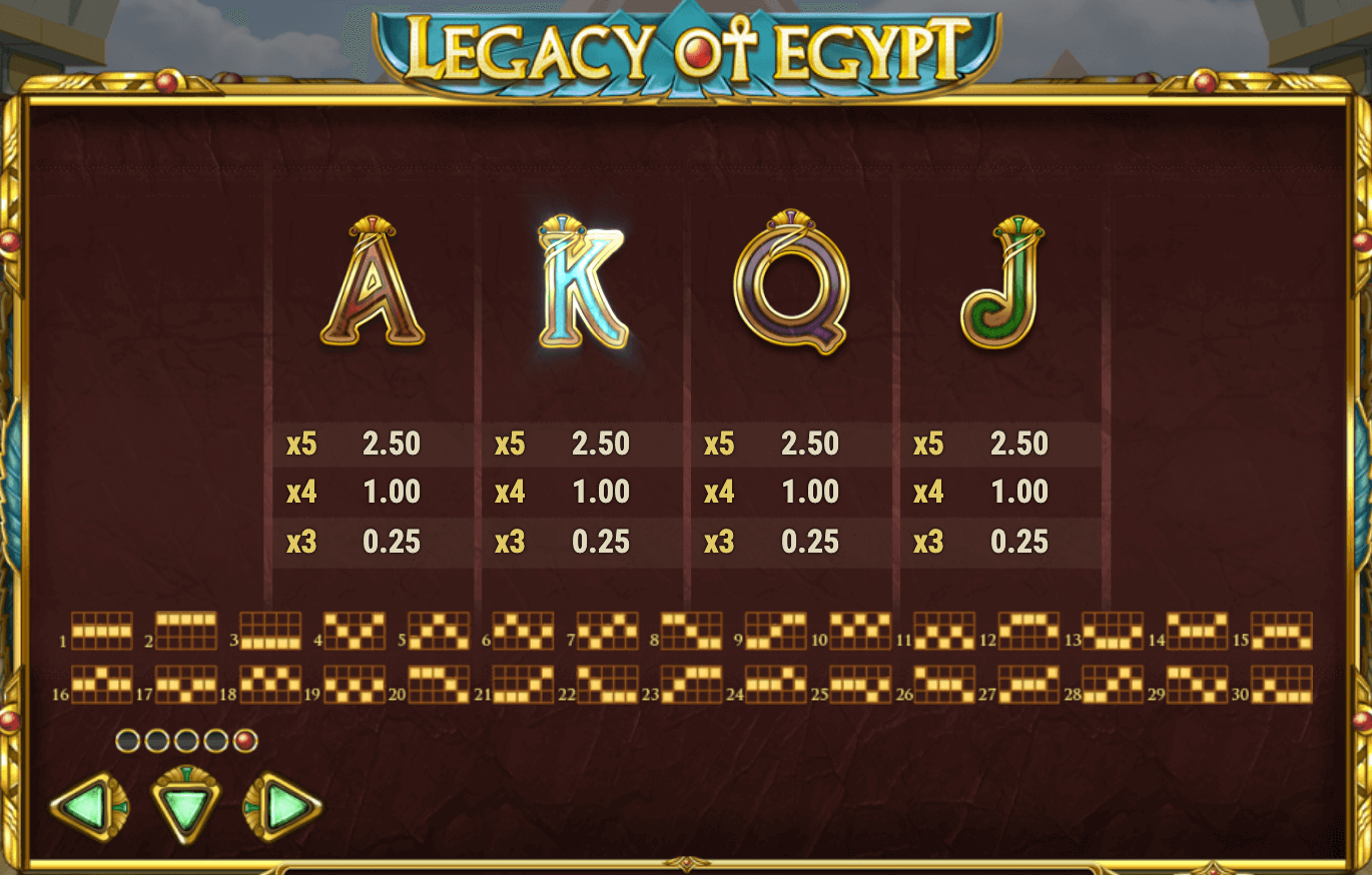 LEGACY OF EGYPT Play'n Go Joker mobile