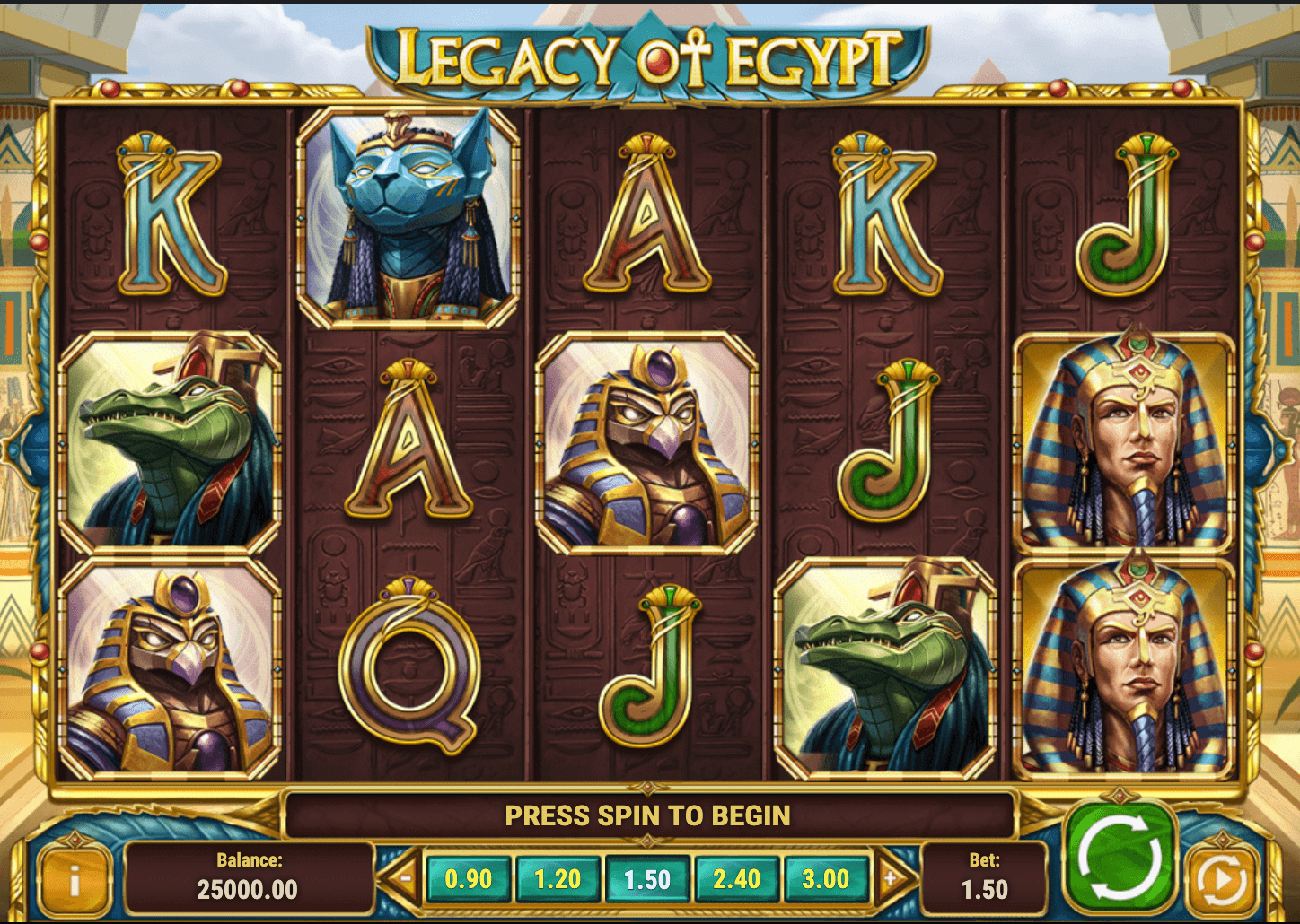 LEGACY OF EGYPT Play'n Go Joker123 com