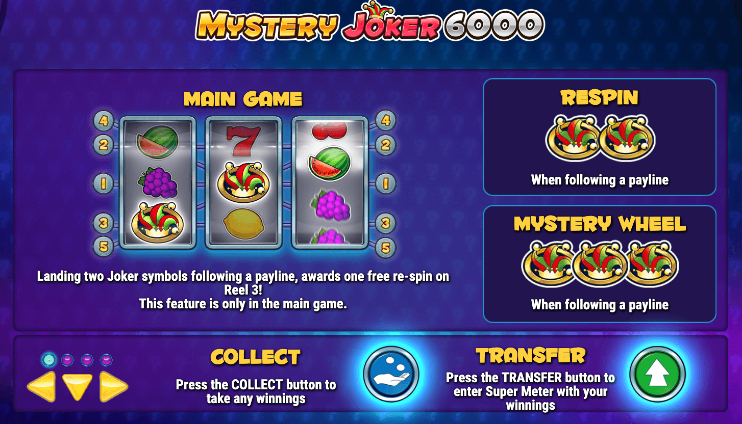 MYSTERY JOKER 6000 Play'n Go Joker slot