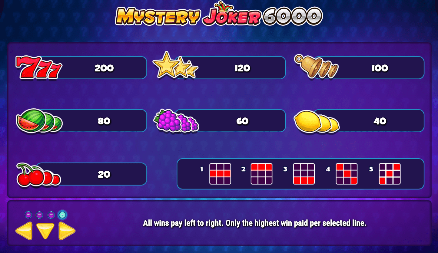 MYSTERY JOKER 6000 Play'n Go Joker123th