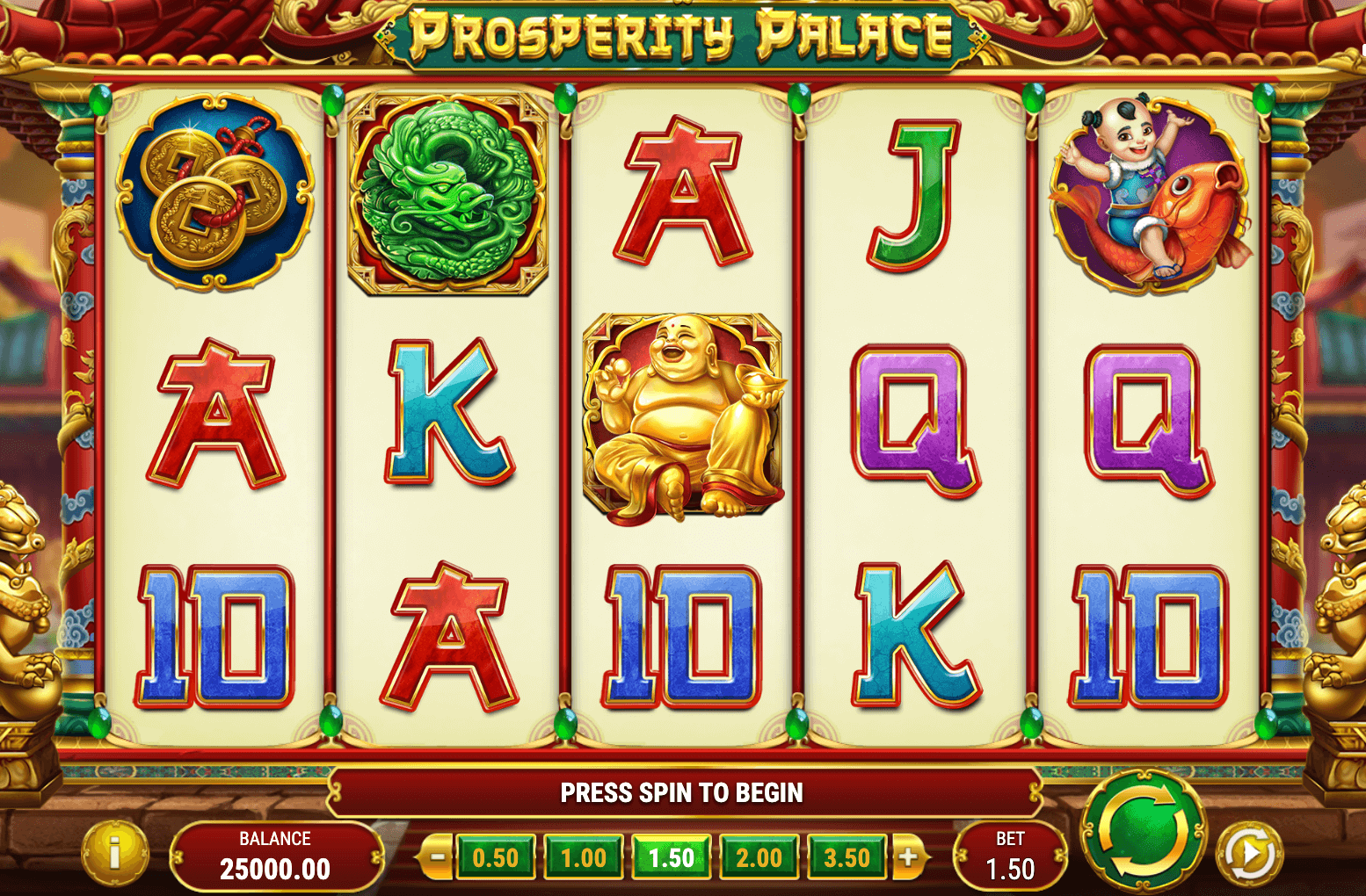 PROSPERITY PALACE Play'n Go Joker game 123