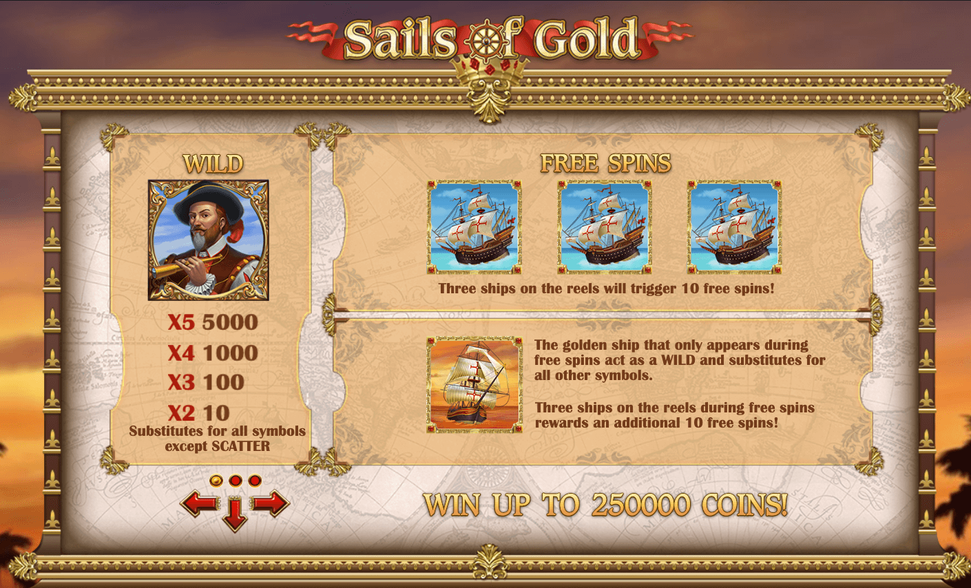 SAILS OF GOLD Play'n Go game Joker388