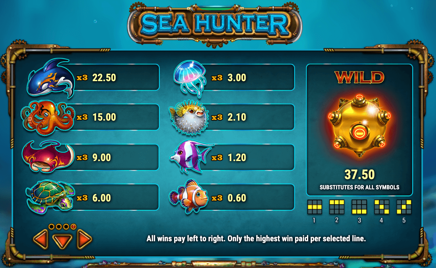 SEA HUNTER Play'n Go Joker123 slot