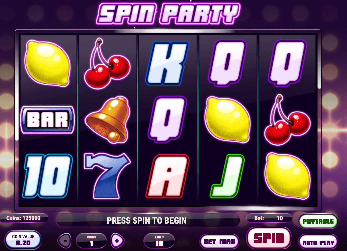 SPIN PARTY Play'n Go slotJoker123